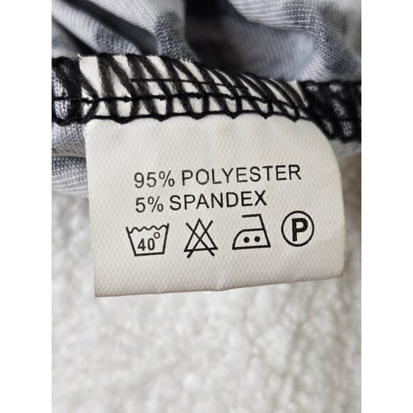 Essence EUC snow leopard assymetrical hem lace sleeveless dress One Size black - Picture 8 of 16